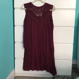 Burgundy Dress